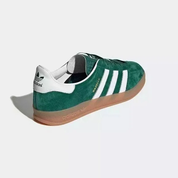 13M - [NEW] Men's adidas Gazelle Indoor Shoes Green IG1596 - Picture 5 of 8